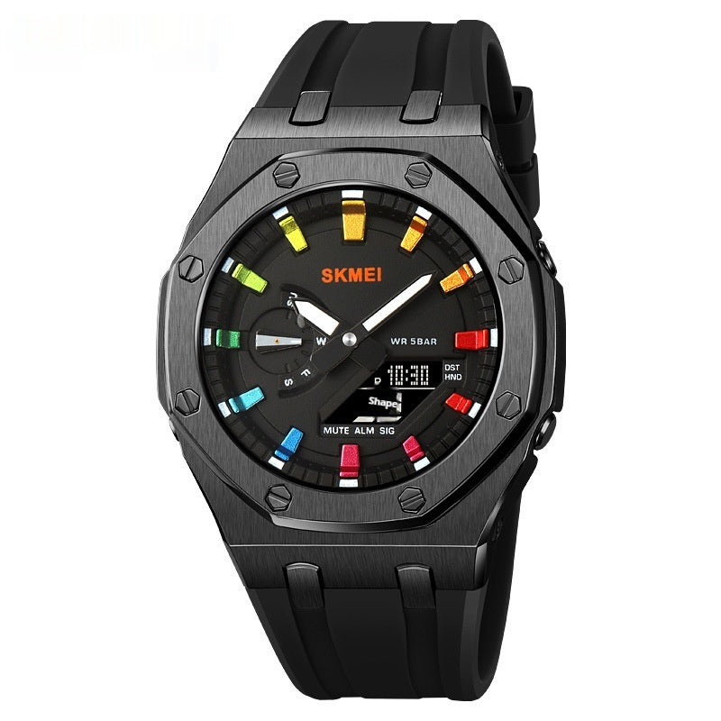 Multifunctional Sports Digital Watch – Waterproof Luminous Outdoor Electronic Timepiece