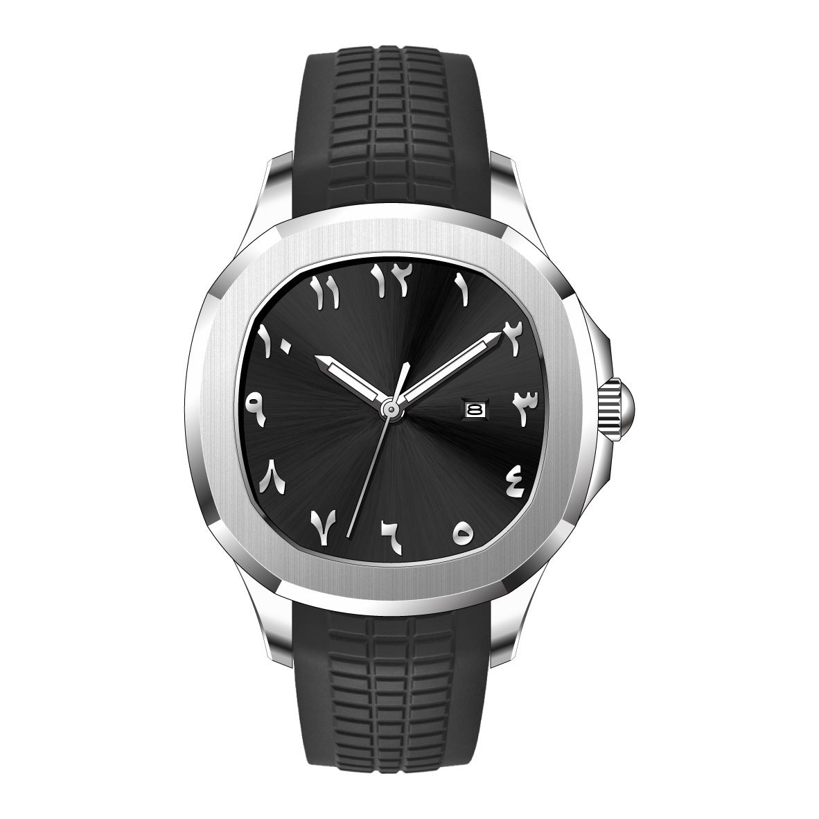 Classic Grenade Silicone Band Waterproof Quartz Watch – Durable Sporty Timepiece