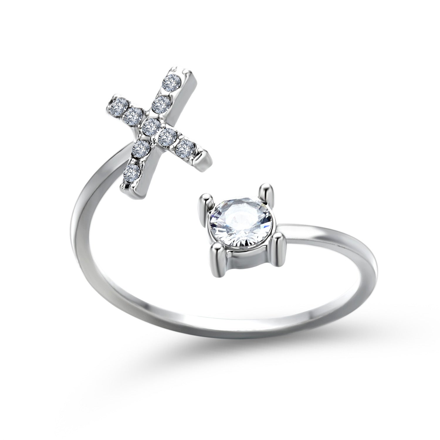 Adjustable 26 Initial Letter Ring – Simple & Elegant Fashion Jewelry for Women