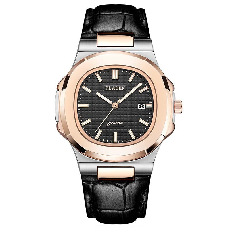 Luxury Waterproof Quartz Watch for Men – Classic Analog Wristwatch with Stainless Steel Band