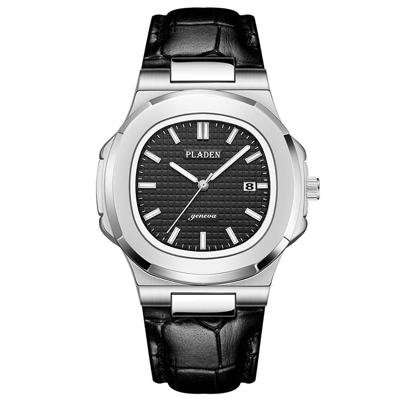 Luxury Waterproof Quartz Watch for Men – Classic Analog Wristwatch with Stainless Steel Band