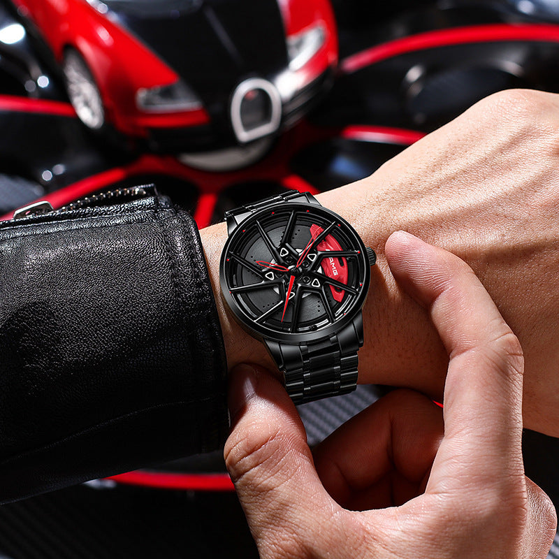 Hub Stereo Skeleton Dial Watch – Modern Mechanical Style