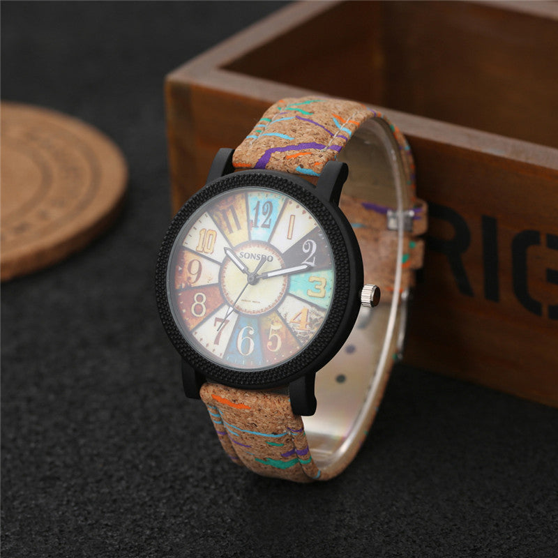 Casual Vintage Leather Women’s Quartz Wrist Watch – Stylish Gift Clock