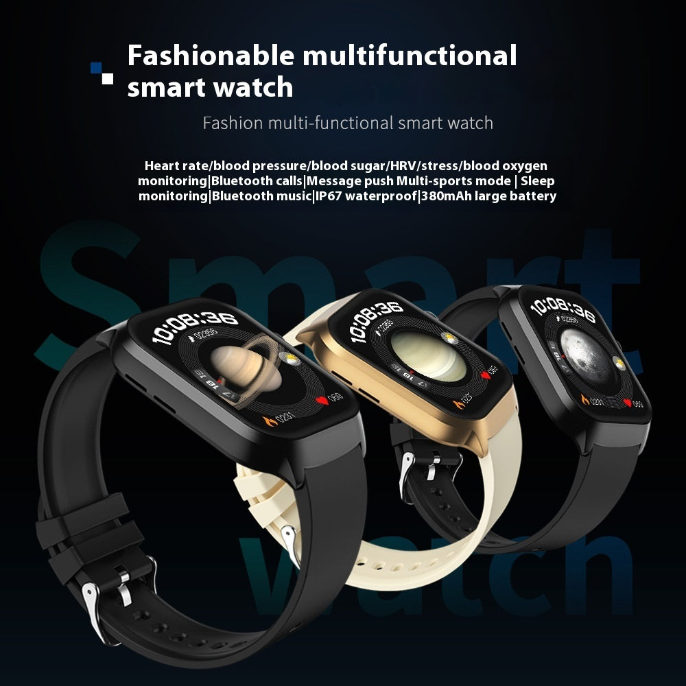 G43 Multi-Function Smartwatch – Blood Oxygen, Heart Rate, Sleep & NFC