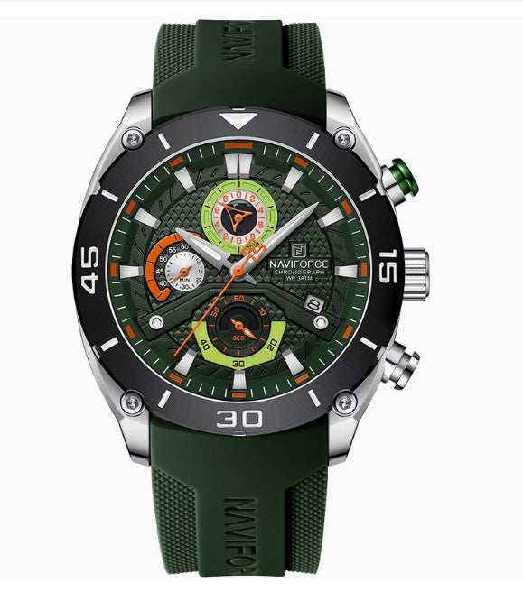 New Youth Outdoor Sports Silicone Band Waterproof Watch – Casual Stylish Timepiece