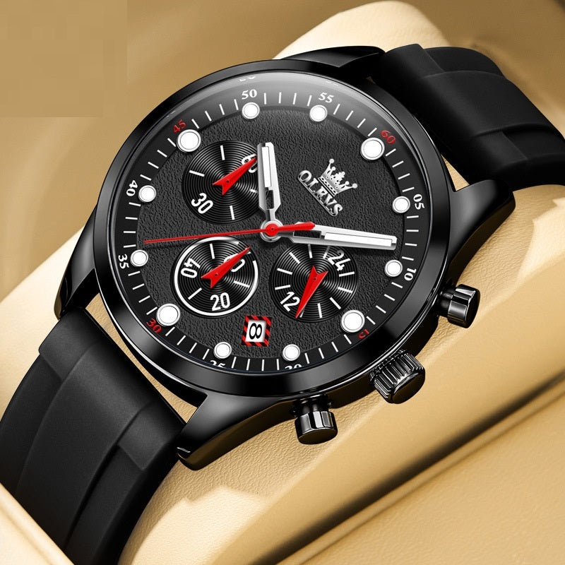 New Tape Multifunctional Men's Quartz Watch