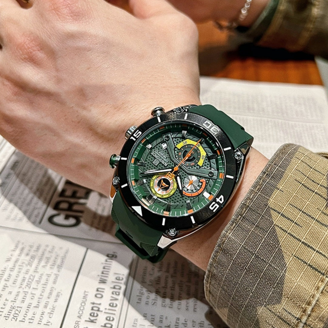 New Youth Outdoor Sports Silicone Band Waterproof Watch – Casual Stylish Timepiece