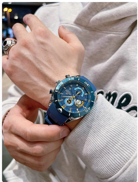 New Youth Outdoor Sports Silicone Band Waterproof Watch – Casual Stylish Timepiece