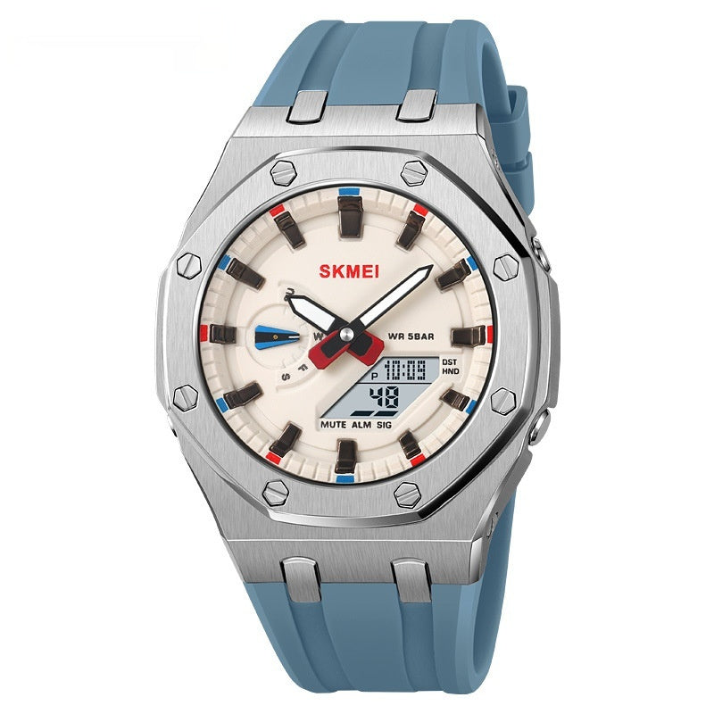 Multifunctional Sports Digital Watch – Waterproof Luminous Outdoor Electronic Timepiece