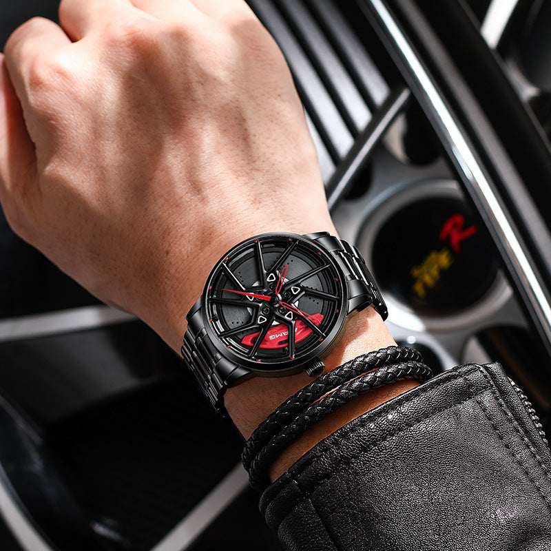 Hub Stereo Skeleton Dial Watch – Modern Mechanical Style