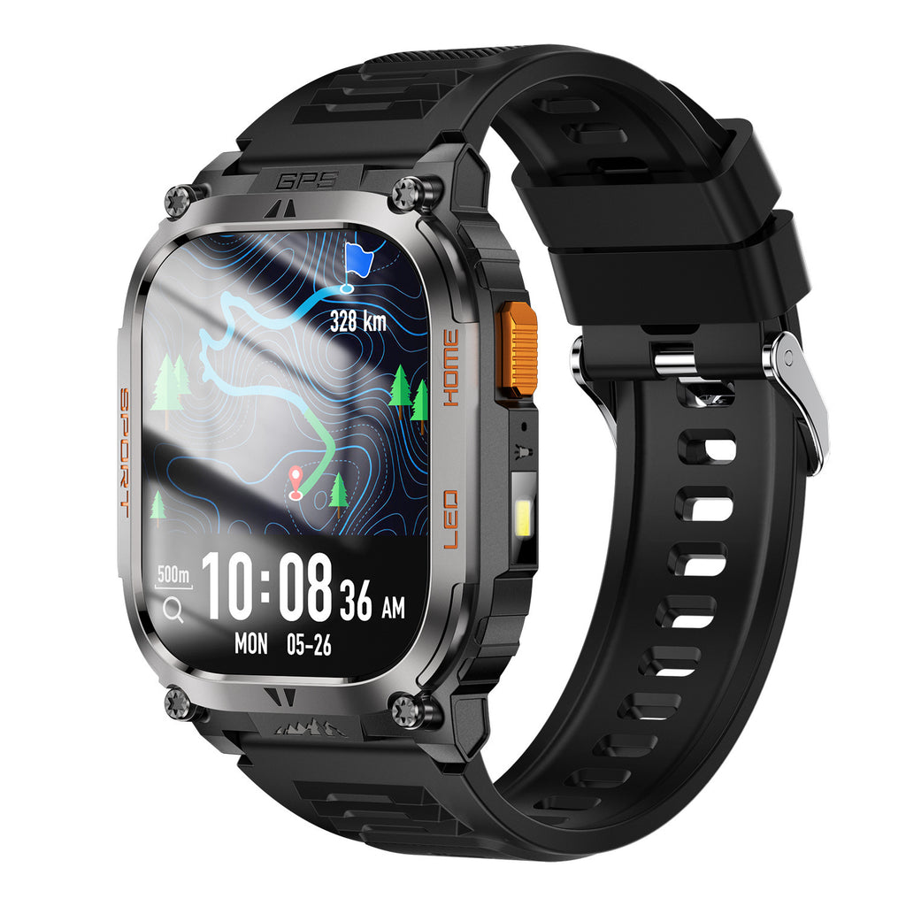 QX18 Smart Bracelet – GPS Positioning Sports Watch with LED Display & Health Monitoring