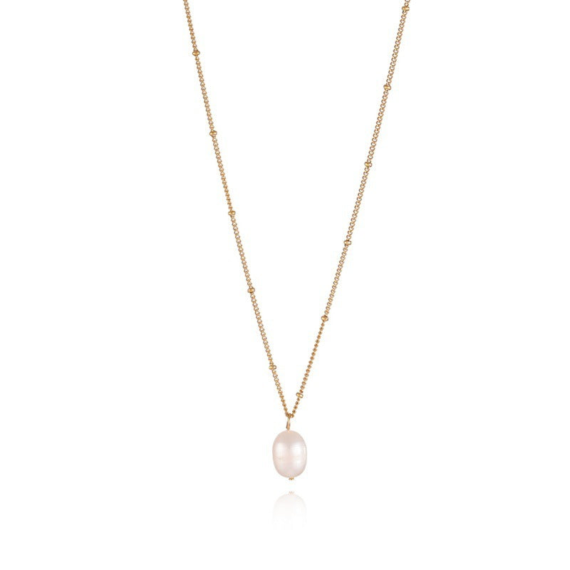 Elegant Natural Freshwater Pearl Pendant Necklace for Women – Classic Jewelry Gift