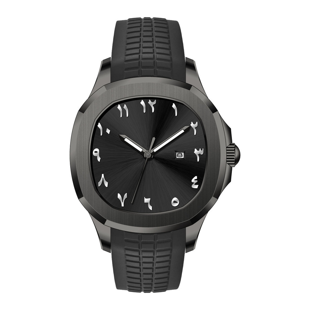 Classic Grenade Silicone Band Waterproof Quartz Watch – Durable Sporty Timepiece