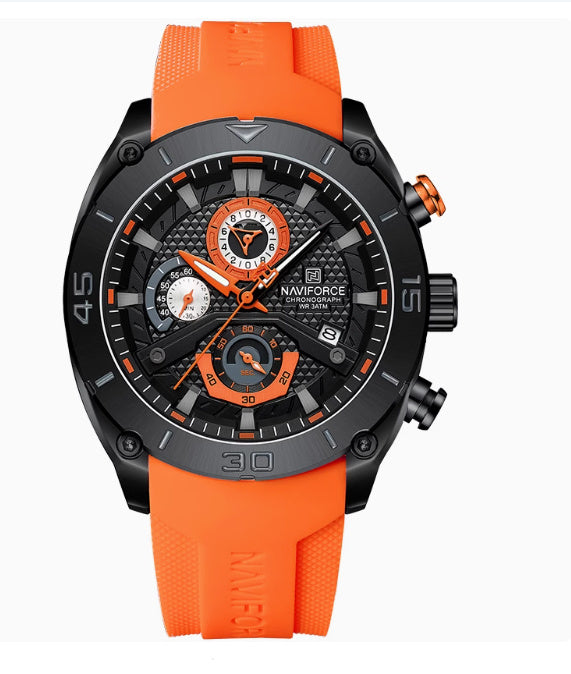 New Youth Outdoor Sports Silicone Band Waterproof Watch – Casual Stylish Timepiece