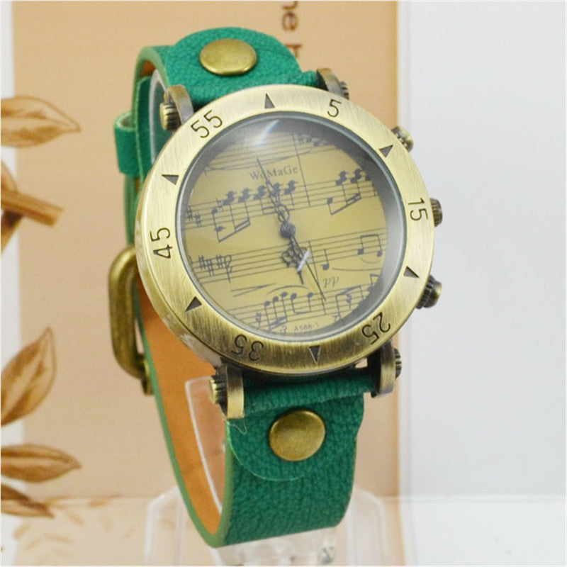 WoMaGe Music Symbol Men’s Watch – Fashion Novel Design Wholesale