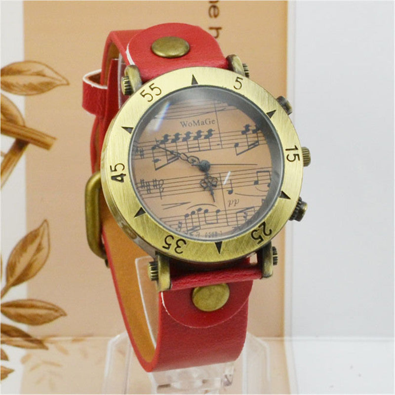 WoMaGe Music Symbol Men’s Watch – Fashion Novel Design Wholesale