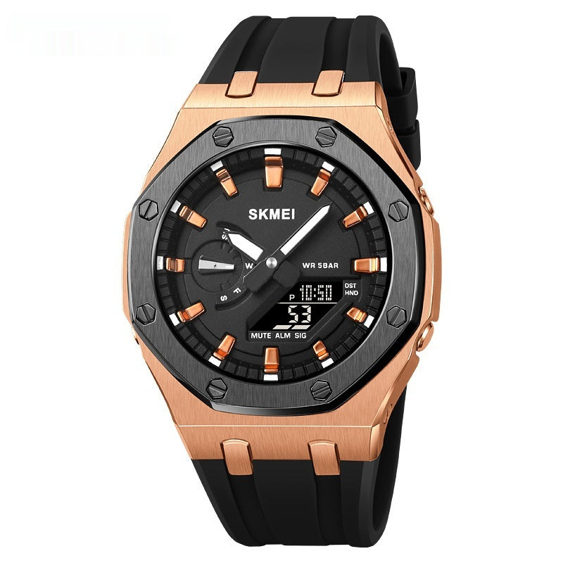 Multifunctional Sports Digital Watch – Waterproof Luminous Outdoor Electronic Timepiece