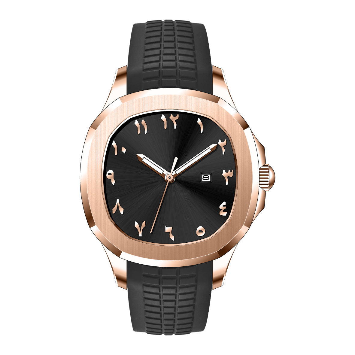 Classic Grenade Silicone Band Waterproof Quartz Watch – Durable Sporty Timepiece