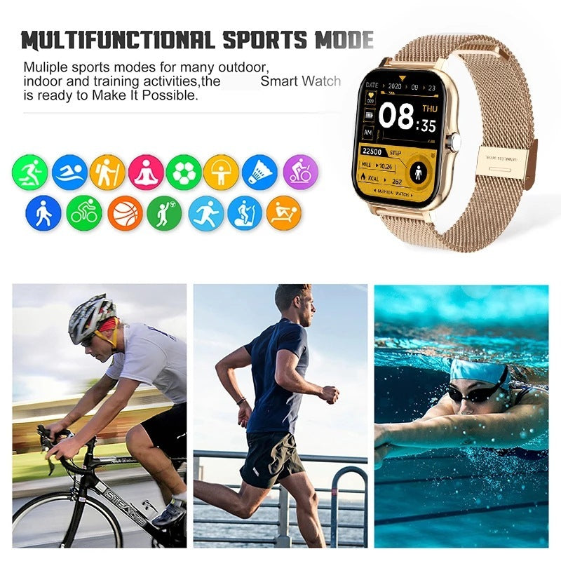 Y13 Smart Watch – Pedometer, Heart Rate Monitor, Bluetooth Call & Fitness Tracker