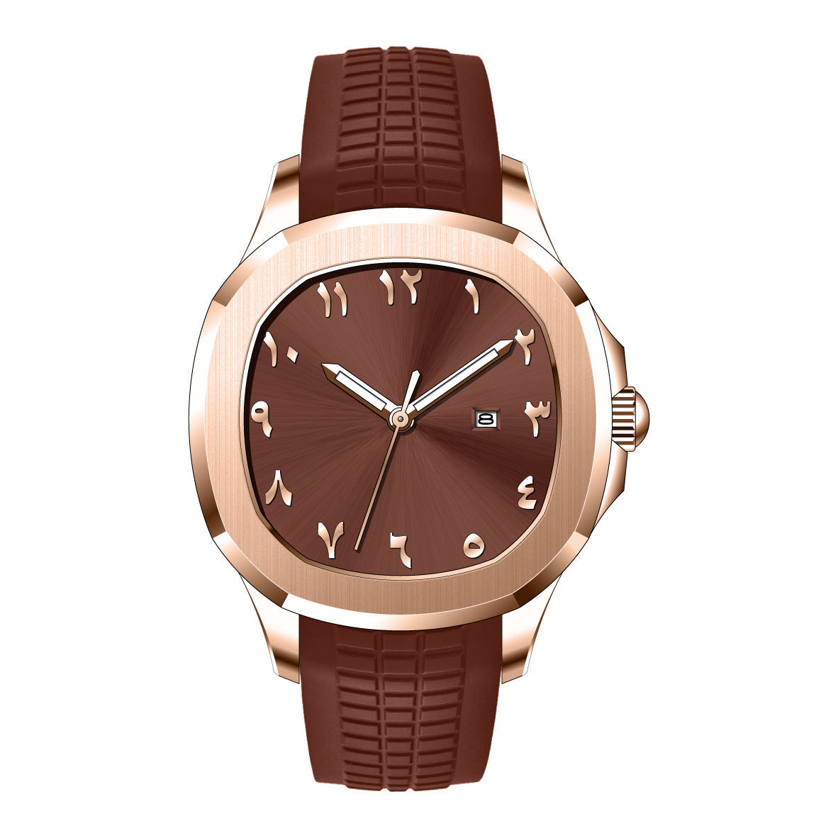Classic Grenade Silicone Band Waterproof Quartz Watch – Durable Sporty Timepiece