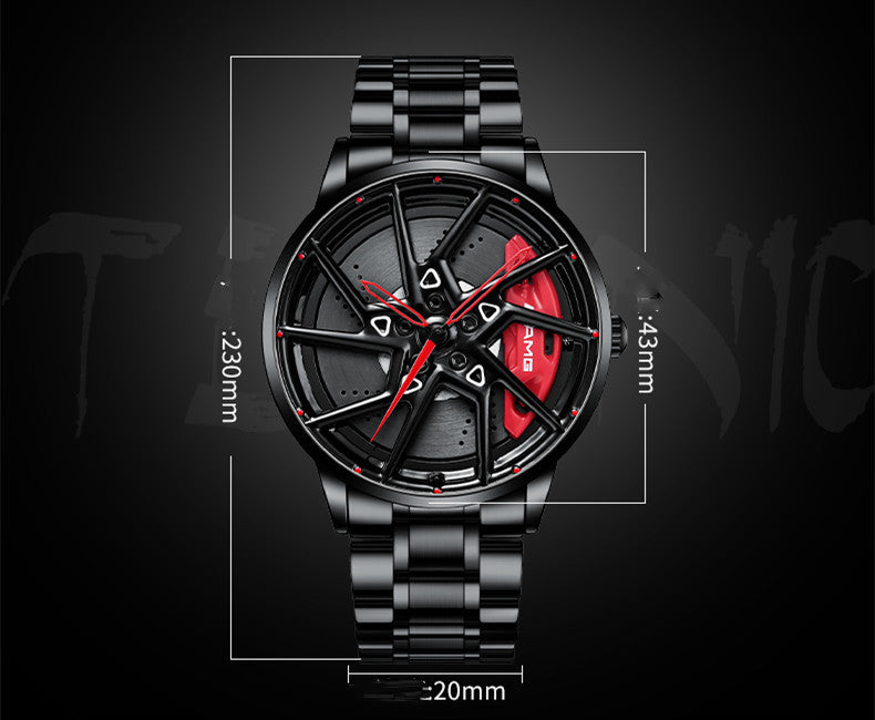 Hub Stereo Skeleton Dial Watch – Modern Mechanical Style