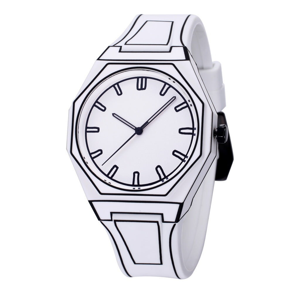 Deep Waterproof Comic Style Watch – Durable Fun Timepiece
