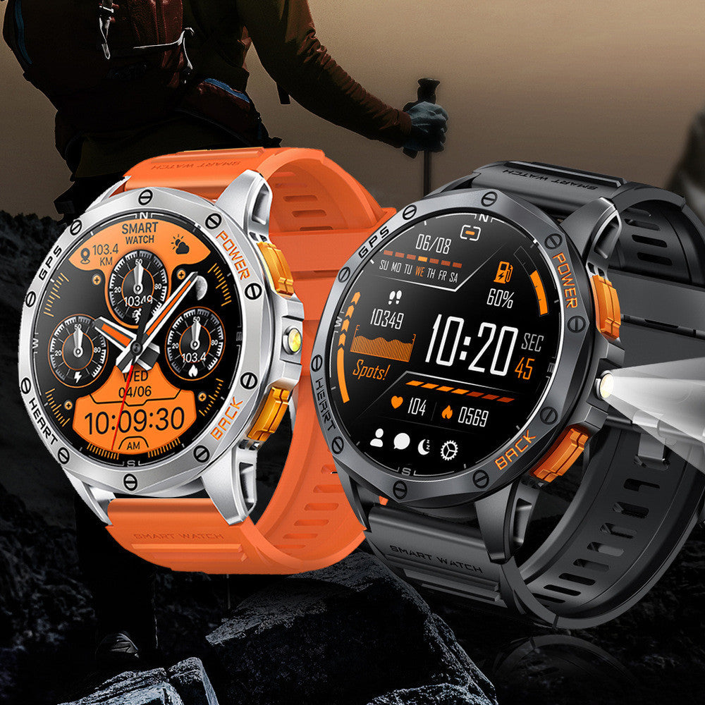 K67 Bluetooth Calling Smartwatch – Compass & AMOLED Display