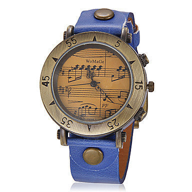 WoMaGe Music Symbol Men’s Watch – Fashion Novel Design Wholesale