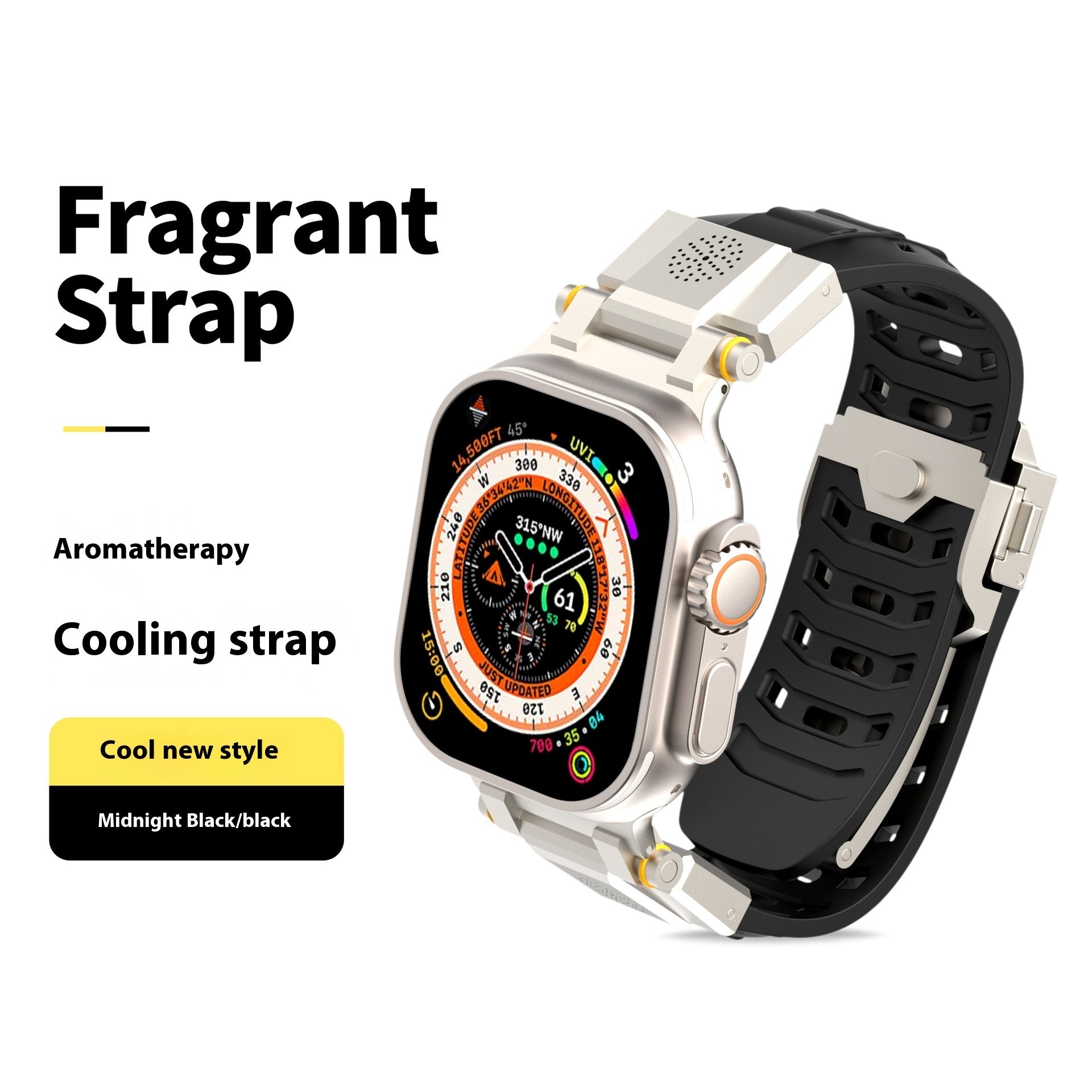 Metal Aromatherapy Watch Band – Stylish & Functional Replacement Strap