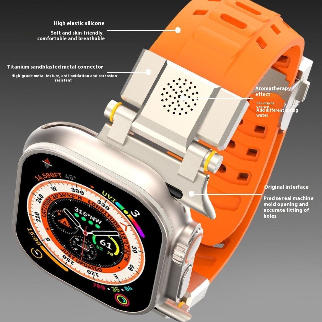 Metal Aromatherapy Watch Band – Stylish & Functional Replacement Strap